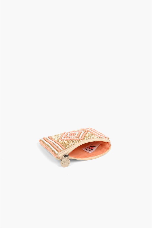 Rose Gold Embellished Mini Pouches - Image 3