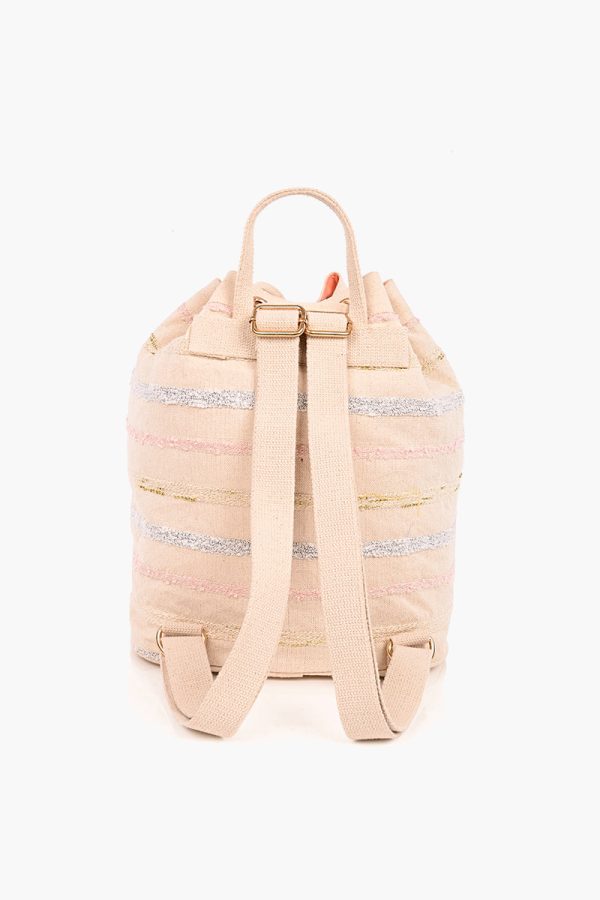 Rose Gold Embellished Backpack - Image 4