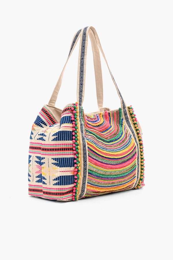 Alex Embellished Hand Beaded Tote - Image 3