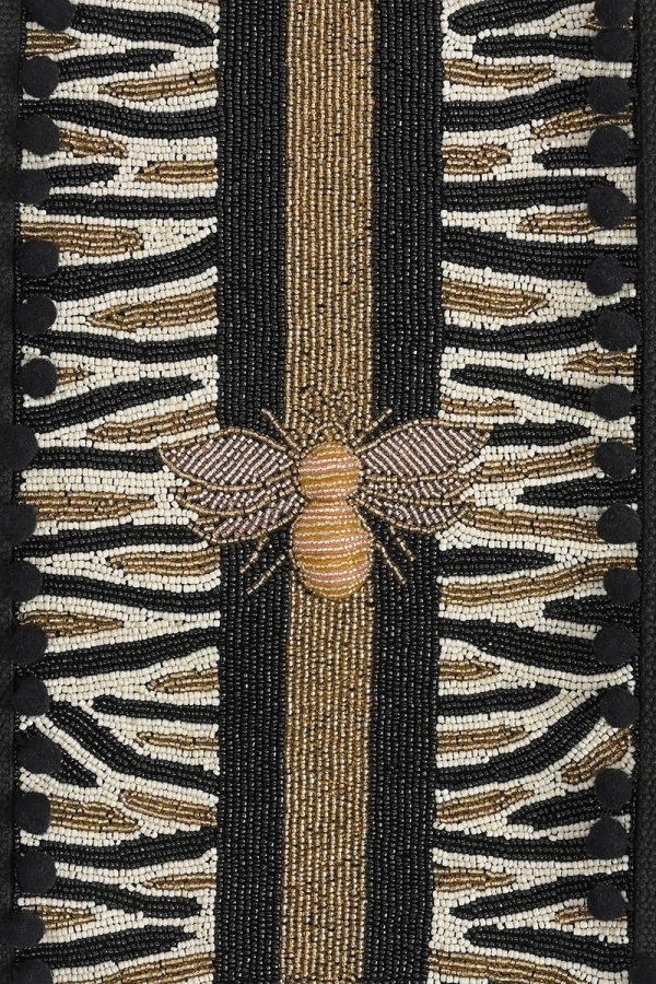Bee Glam Hand Beaded Bee Tote - Image 2