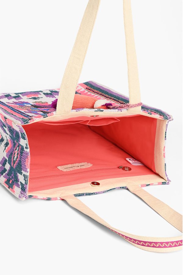 Very Peri Handcrafted Tote - Image 5