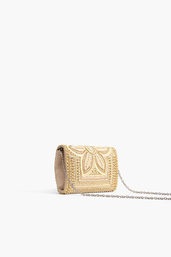 Whisper White Embellished Clutch - Image 3