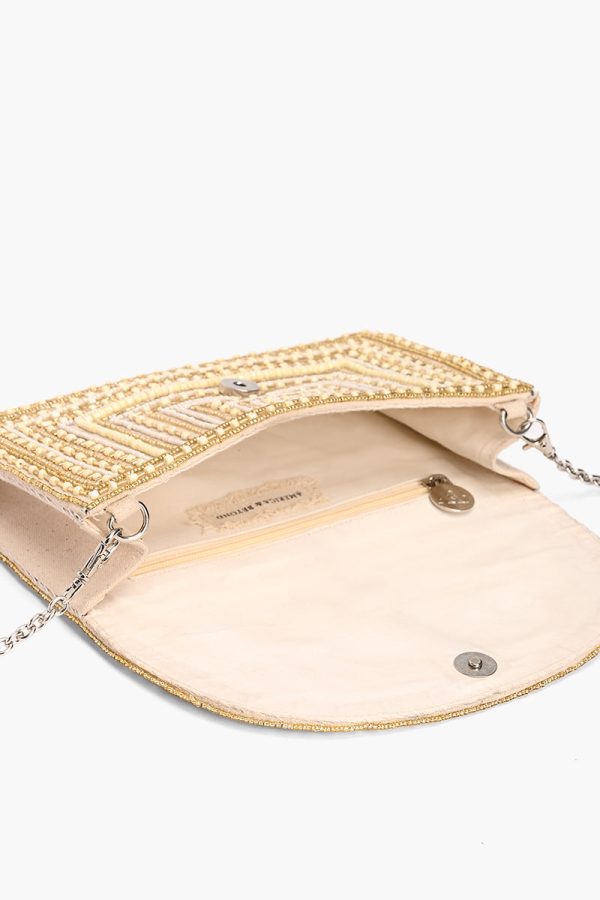 Whisper White Embellished Clutch - Image 4