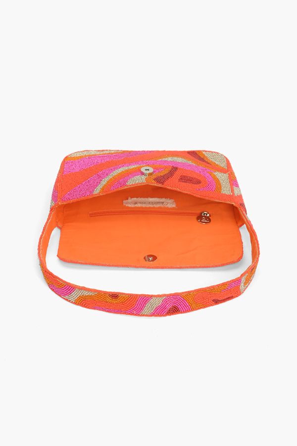 Golden Poppy Embellished Shoulder Bag - Image 6
