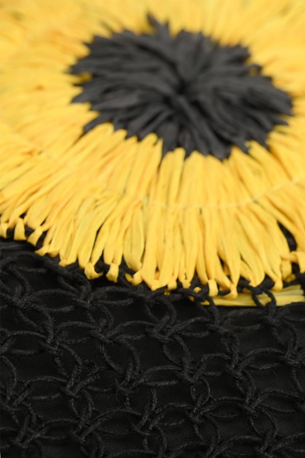 Sunflower Macrame Tote - Image 2