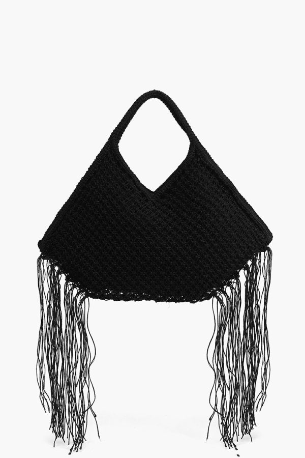 Sunflower Macrame Tote - Image 3