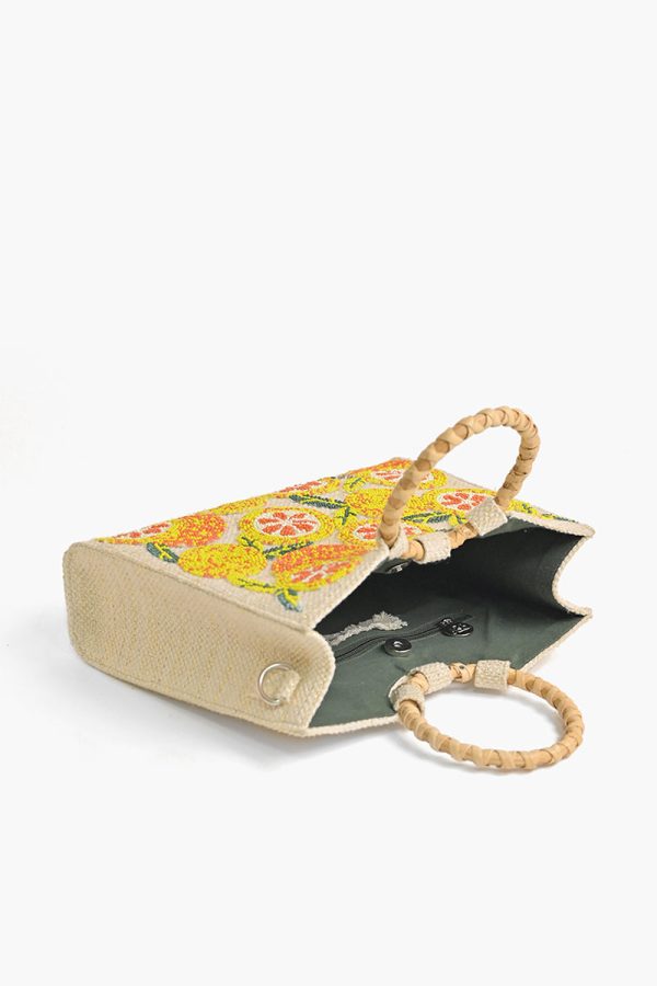 Orange Beaded Handbag - Image 5