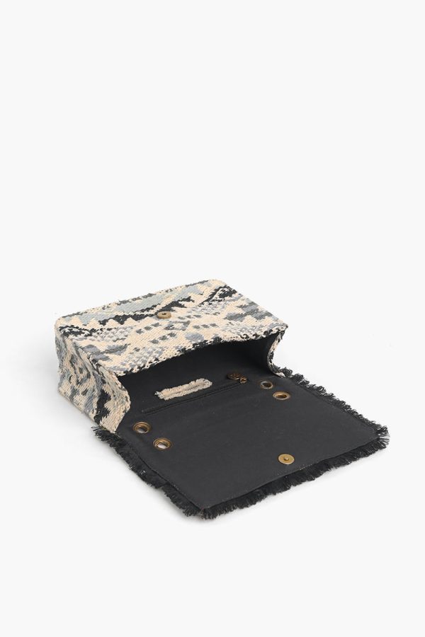 Southwest Stone Beaded Shoulder Bag - Image 4