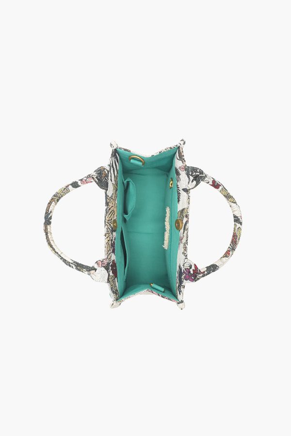 African Safari Embellished Mini Tote - Image 6