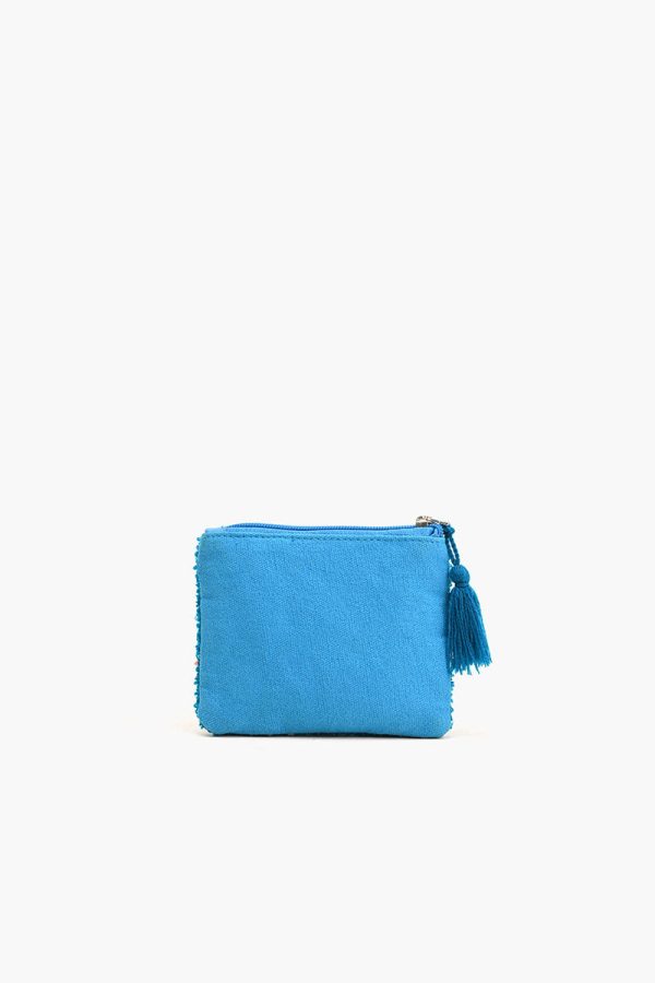 Blazing Blue evil eye coin pouch - Image 2