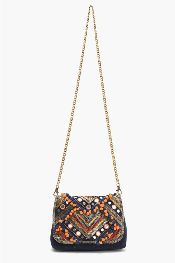 Go Boho Blue Clutch - Image 2