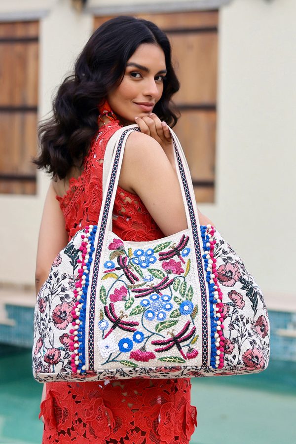 Dragonfly Dreams Kashmiri Tote - Image 6