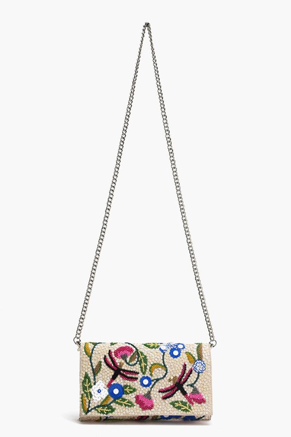Dragonfly Dreams Kashmiri Flap Clutch - Image 3
