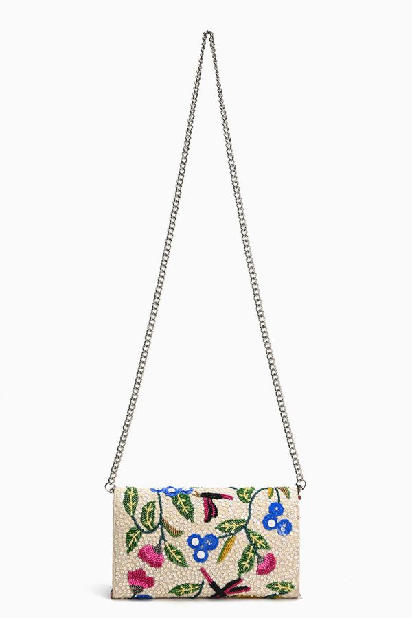Dragonfly Dreams Kashmiri Flap Clutch - Image 5
