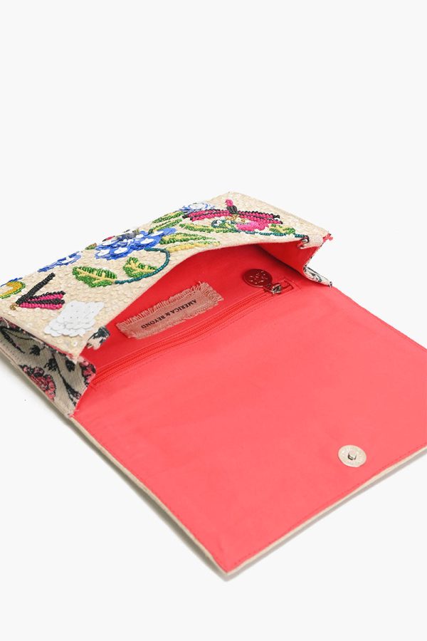 Dragonfly Dreams Kashmiri Flap Clutch - Image 6