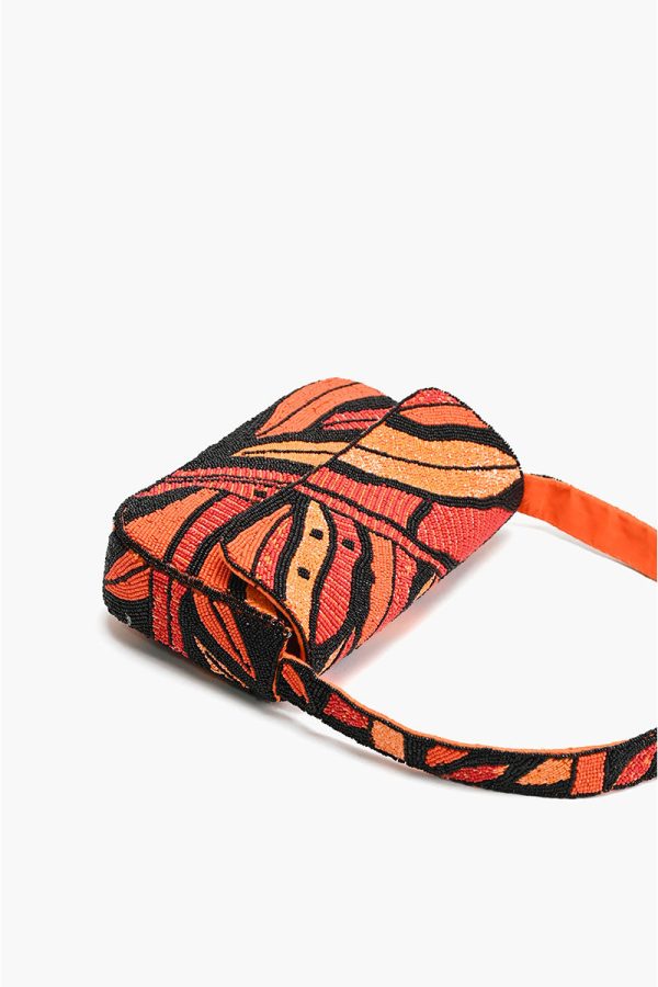 Orange Petal Canopy Shoulder Bag - Image 4