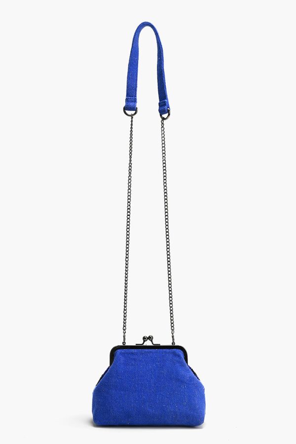 Sapphire Swirl Blue Frame Clutch - Image 4