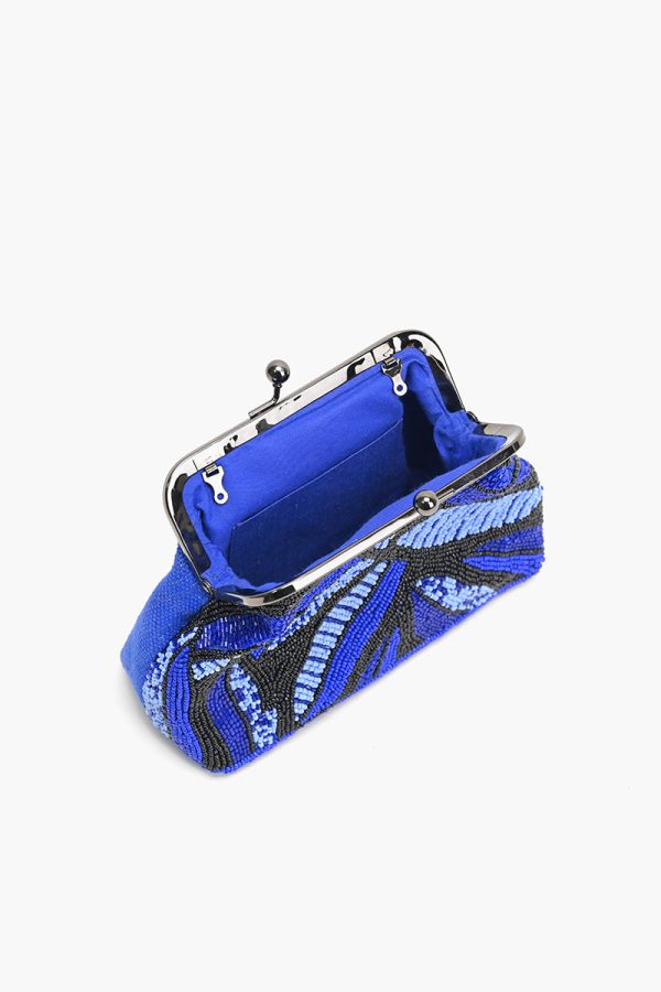 Sapphire Swirl Blue Frame Clutch - Image 5