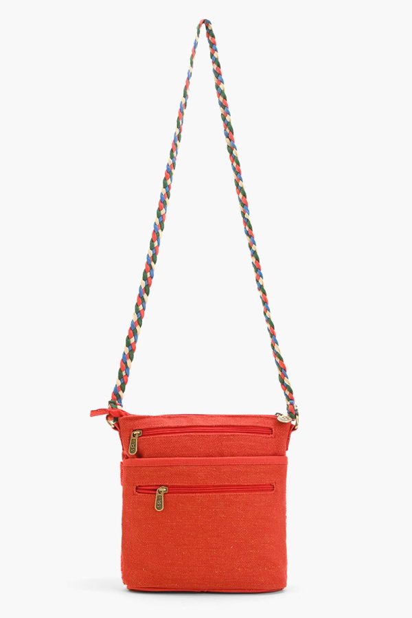 Vermilion Butterfly Bloom Crossbody Bag - Image 5