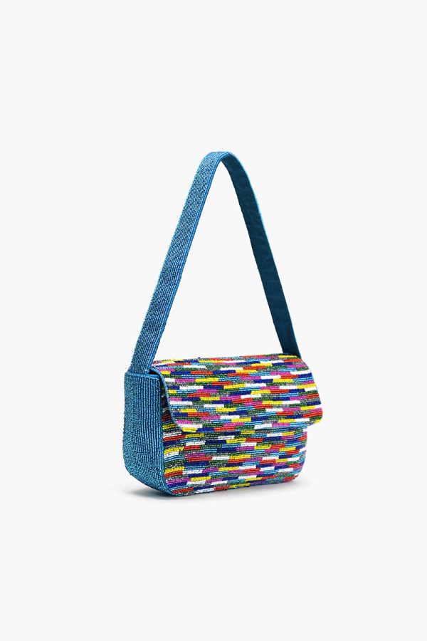 Cobalt Canvas Spectrum Shoulder Bag - Image 3