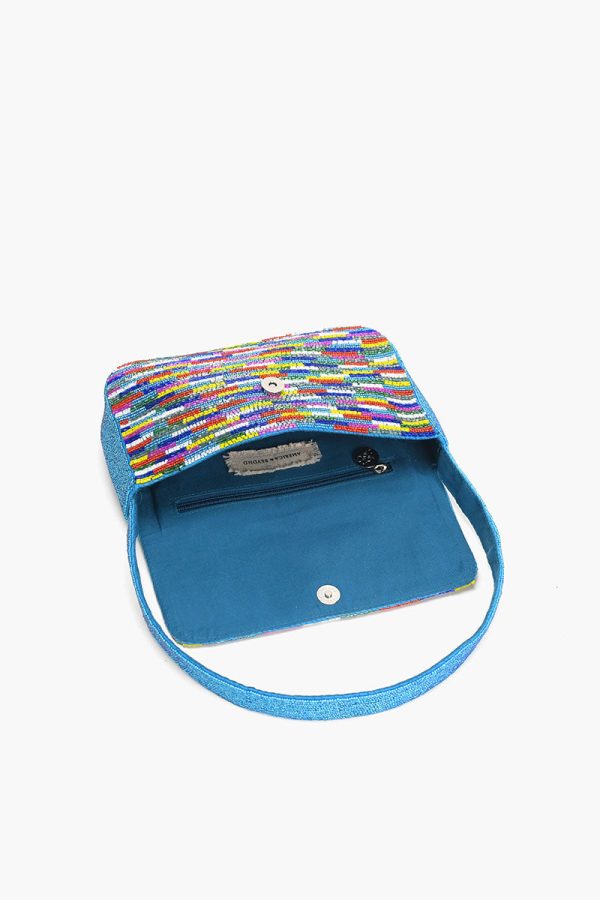 Cobalt Canvas Spectrum Shoulder Bag - Image 5