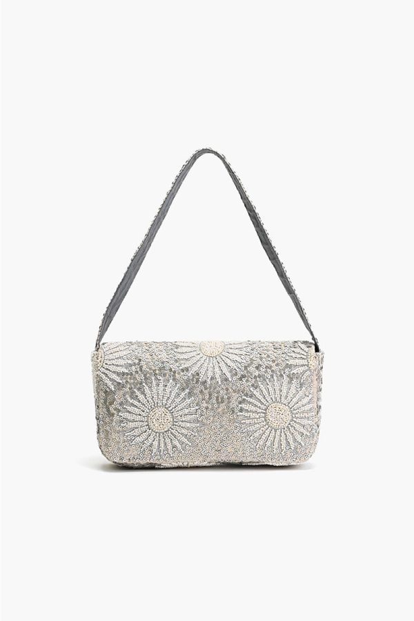 Ivory Petal Frostwork Shoulder Bag - Image 4
