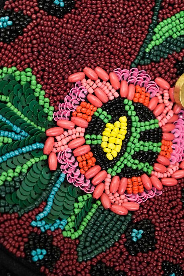 Twilight Vine Beaded Satchel - Image 2