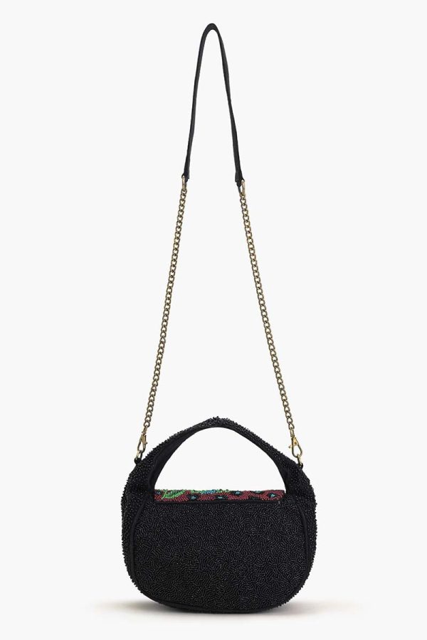 Twilight Vine Beaded Satchel - Image 6