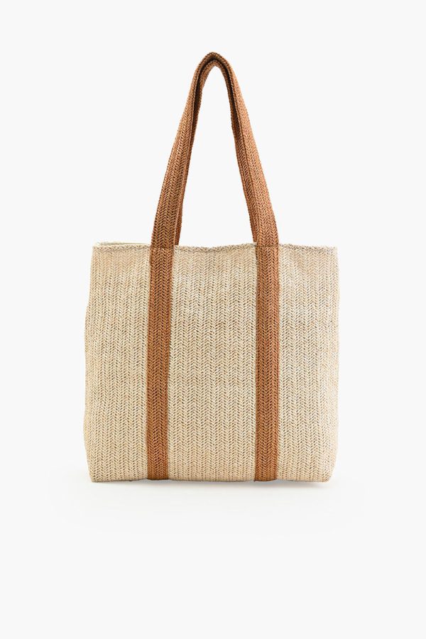 Make Lemonade Raffia Tote - Image 3
