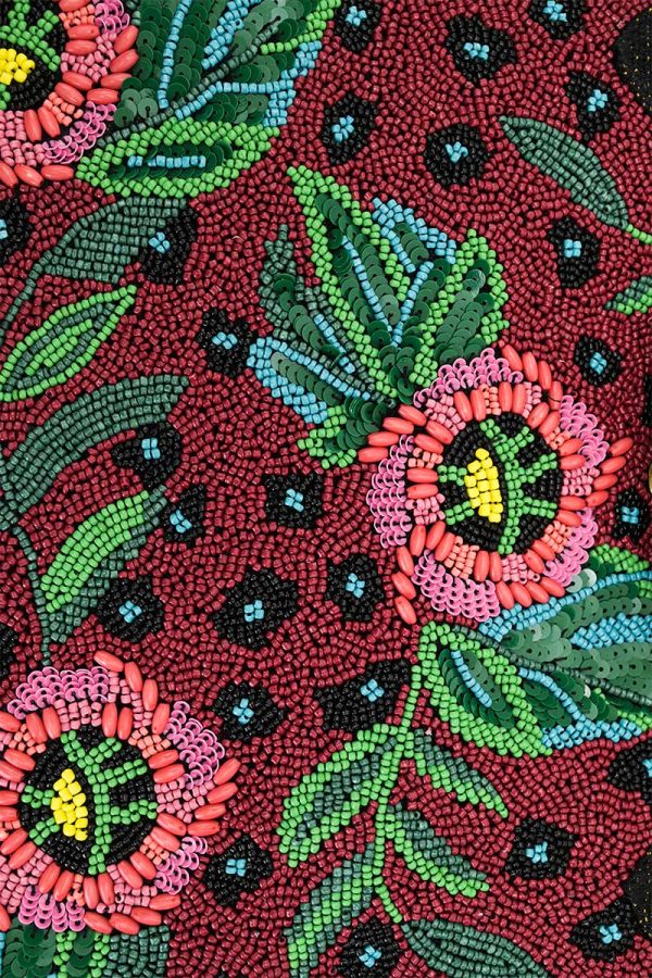 Twilight Vine Beaded Tote - Image 2