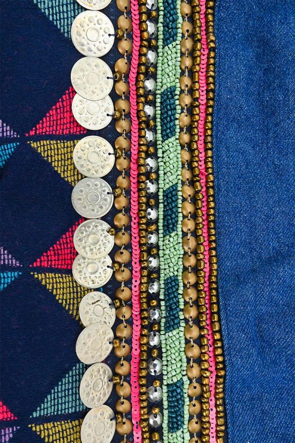 Gypsy Bloom Embellished Bucket Bag - Image 2
