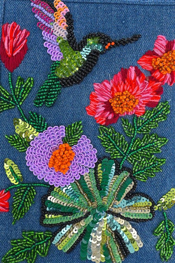 Whispering Gardens Embellished Tote - Image 2