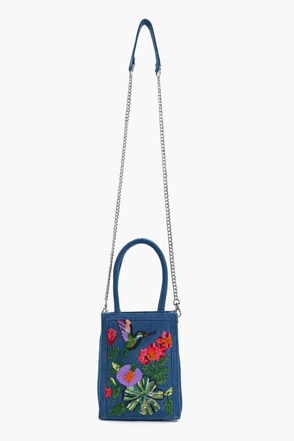 Whispering Gardens Embellished Tote - Image 3