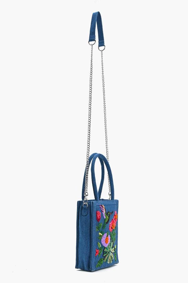 Whispering Gardens Embellished Tote - Image 4