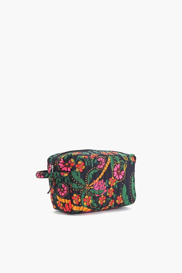 Black Multi Floret Toiletry Bag - Image 2