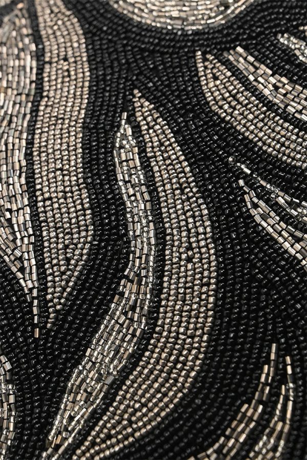 Midnight Silver Swirl Shoulder Bag - Image 2