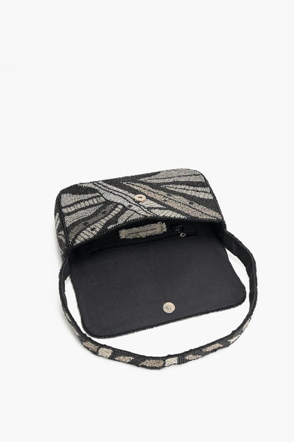 Midnight Silver Swirl Shoulder Bag - Image 5
