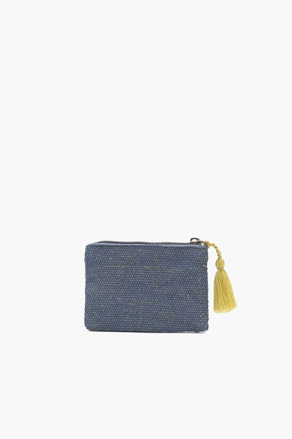 Celestial Sun & Moon Beaded Pouch - Image 2