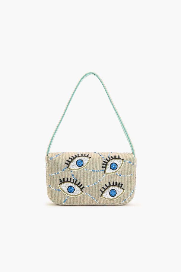 Celestial Evil Eye Embellished Shoulder Bag - Image 4