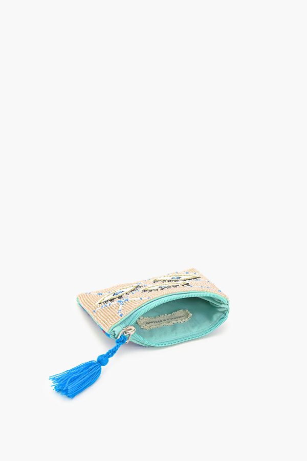 Celestial Evil Eye Embellished Mini Pouch - Image 3