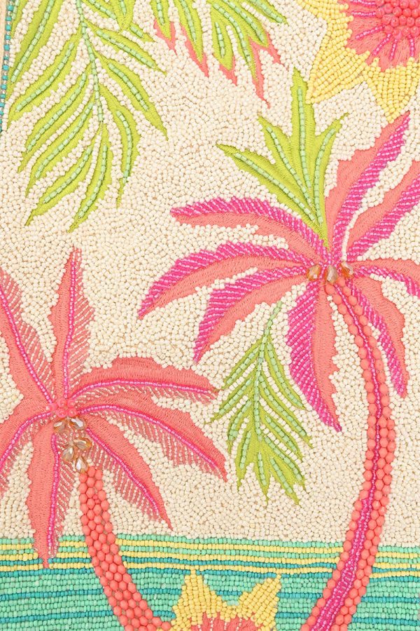 Palms Away Embellished Tote - Image 2