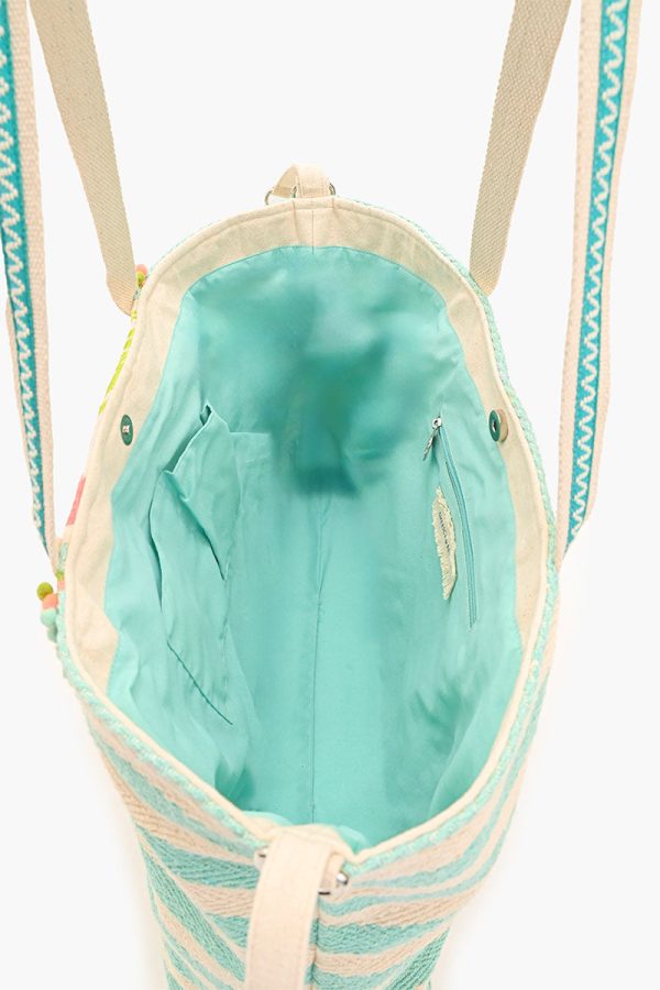 Palms Away Embellished Tote - Image 5