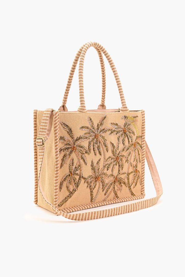 Palm Dunes Embellished Handbag - Image 3