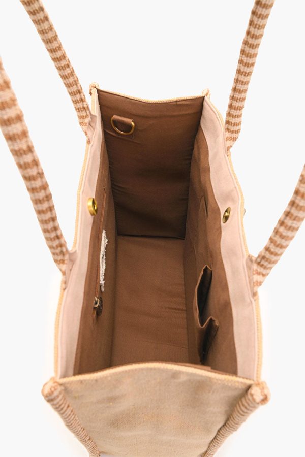 Palm Dunes Embellished Handbag - Image 5