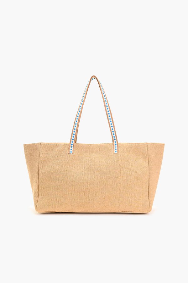 Marine Life Embellished Beach Tote - Image 4