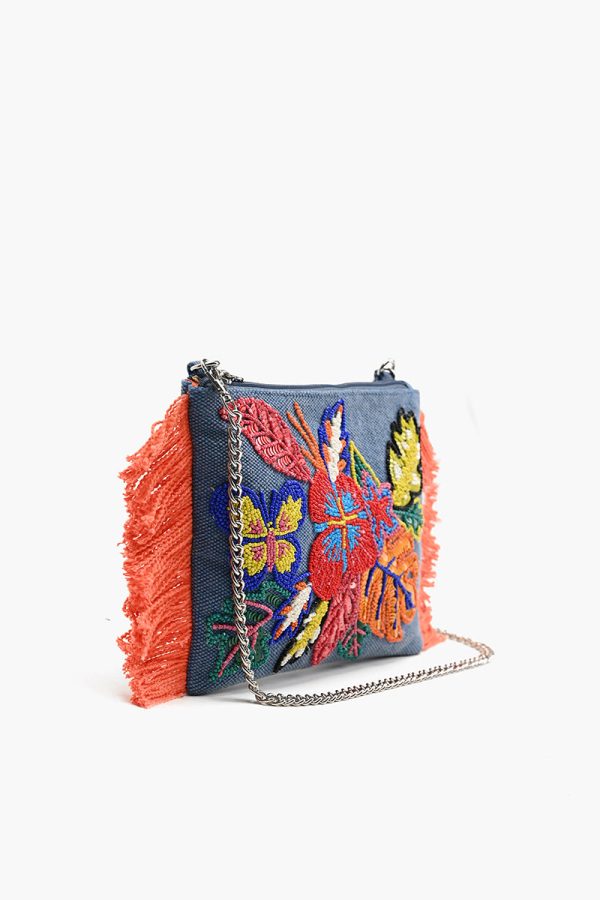 Rainbow Flutterby Foliage Clutch - Image 3