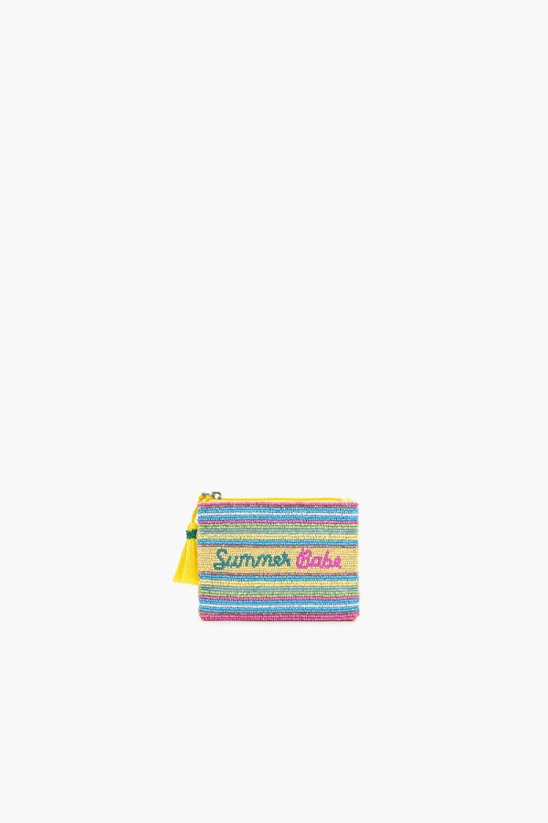 Summer Babe Stripe Coin Pouch