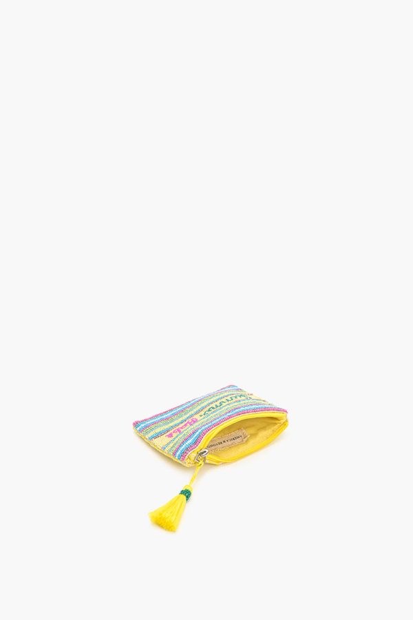 Summer Babe Stripe Coin Pouch - Image 3