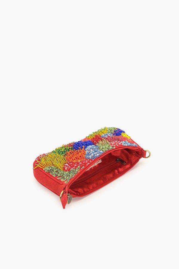 Harlequin Fringed Baguette Bag - Image 4