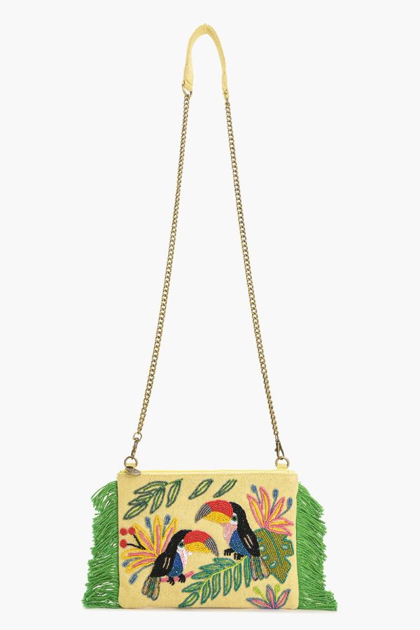Tropical Toucan Fringe Cross Body - Image 6